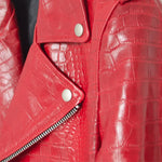 Red Snake Print Jacket - Vignette | Snakes Store