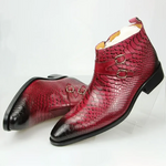 Red Snakeskin Boots - Vignette | Snakes Store