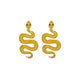 Resin Snake Earrings Yellow Fits for all Alloy Snakes Store™