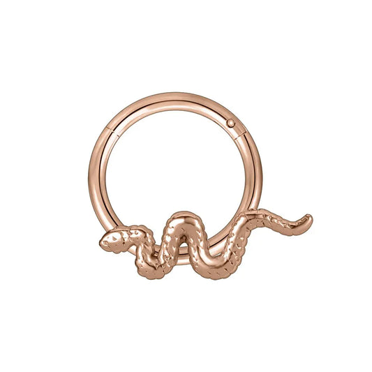 Rose Gold Snake Earrings Snakes Store™
