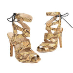 Snake Print Sandals - Vignette | Snakes Store