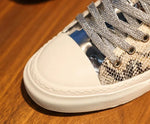 Snakeskin Lace Up Sneakers - Vignette | Snakes Store