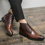 Brown Snakeskin Boots - Vignette | Snakes Store