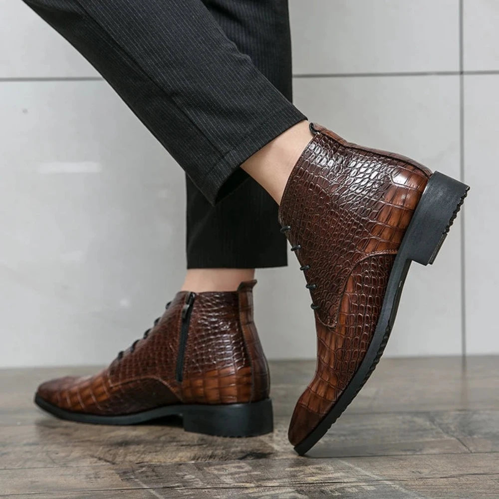 Brown Snakeskin Boots Snakes Store