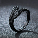 Mens Double Headed Snake Ring - Vignette | Snakes Store