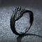 Mens Double Headed Snake Ring Black Zinc Alloy One fits for most Snakes Store