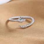 Diamond Snake Engagement Ring - Vignette | Snakes Store