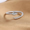 Diamond Snake Engagement Ring Silver 925 Sterling Silver Adjustable Snakes Store