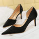 Snakeskin Pointed Toe Pumps Black Snakes Store