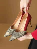 Snake Leather Pumps - Vignette | Snakes Store