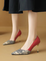 Snake Leather Pumps - Vignette | Snakes Store