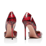 Red Snake Pumps - Vignette | Snakes Store