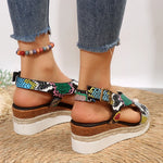 Multicolor Snakeskin Sandals - Vignette | Snakes Store