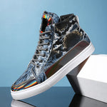 Blue Snakeskin Sneakers - Vignette | Snakes Store