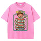 Pink Snake Print T-shirt
