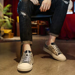 Snakeskin Lace Up Sneakers - Vignette | Snakes Store