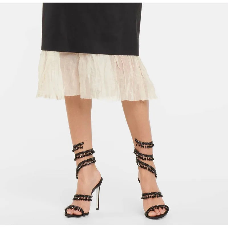 Snakeskin Gladiator Sandals Snakes Store