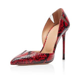 Red Snake Pumps - Vignette | Snakes Store