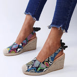 Womens Snakeskin Wedges - Vignette | Snakes Store