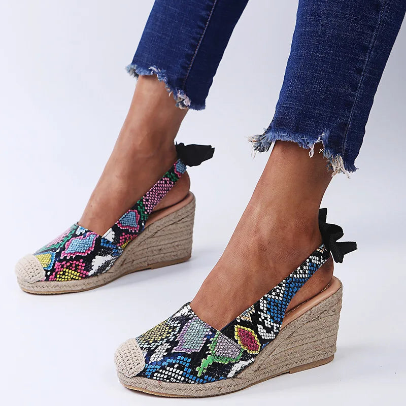 Womens Snakeskin Wedges Snakes Store