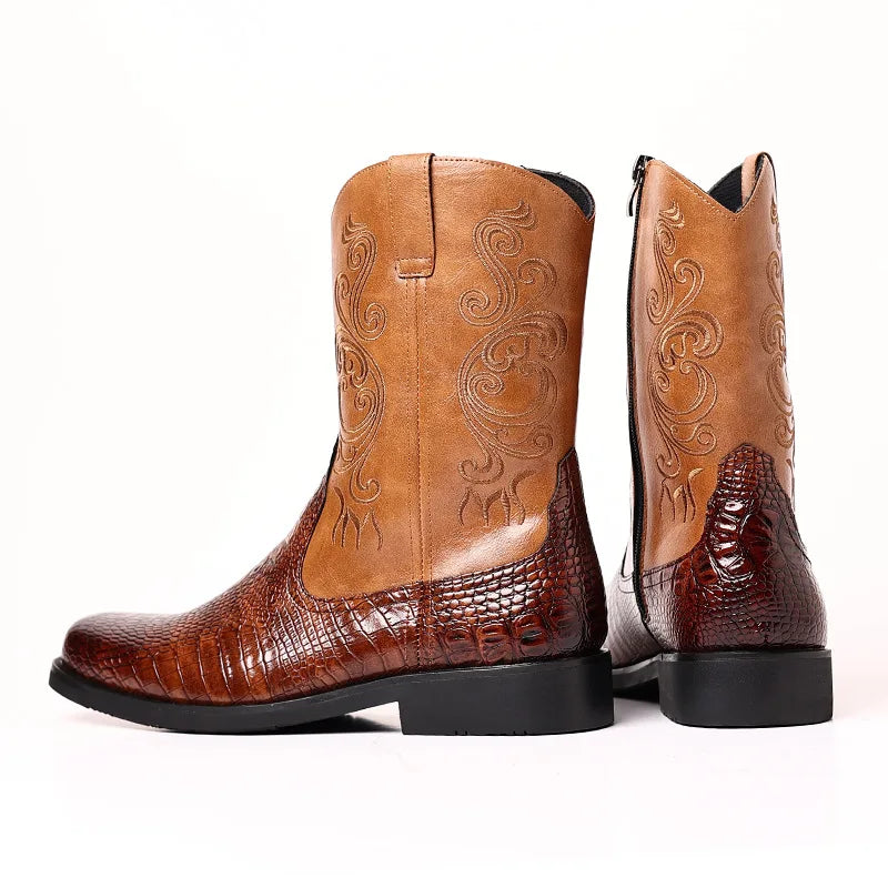 Vintage Snakeskin Cowboy Boots Snakes Store