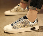 Snakeskin Lace Up Sneakers - Vignette | Snakes Store