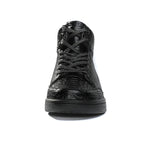 Black Snake Skin Sneakers - Vignette | Snakes Store