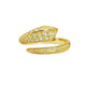 Vintage Gold Diamond Snake Ring Snakes Store