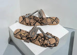 Snakeskin Sandals Flat - Vignette | Snakes Store