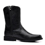 Black Snakeskin Cowboy Boots - Vignette | Snakes Store