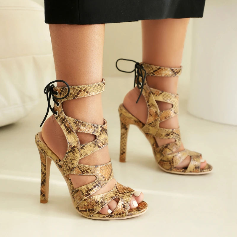 Snake Print Sandals Snakes Store