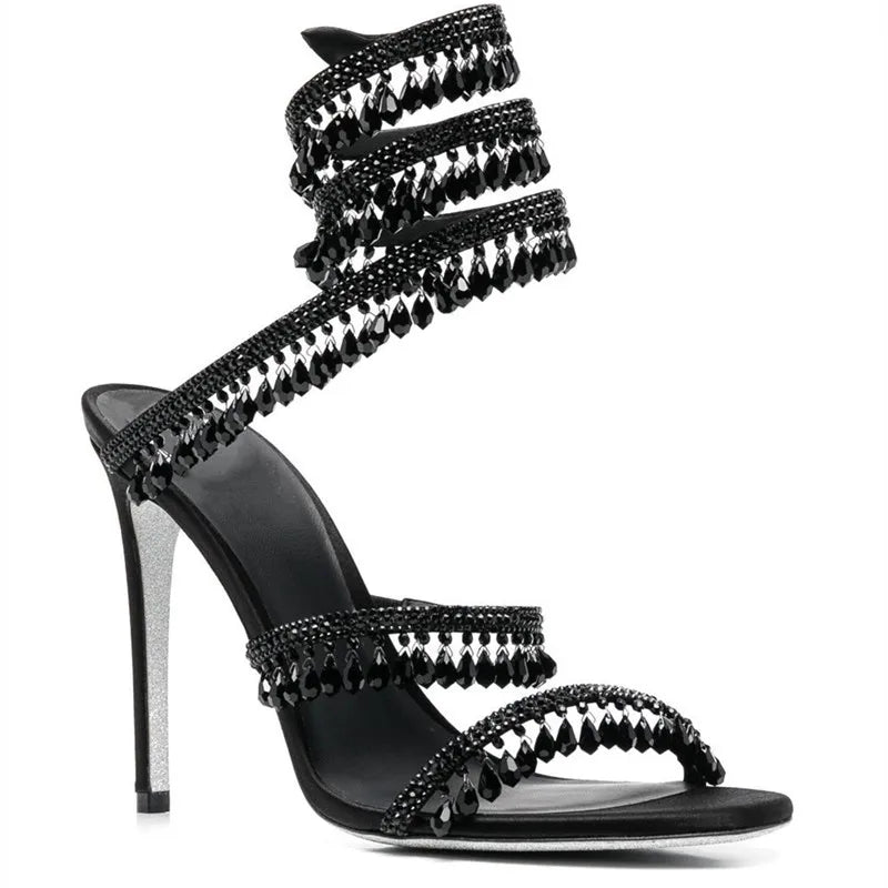 Snakeskin Gladiator Sandals Snakes Store