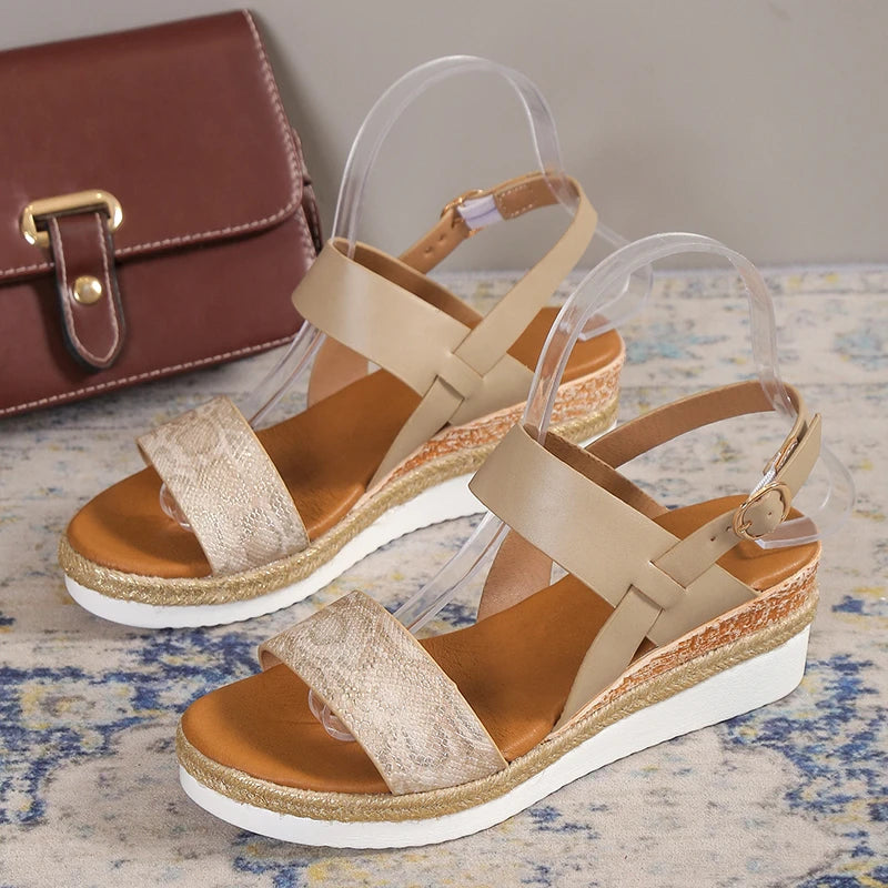 Snakeskin Platform Sandals Snakes Store