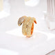 Spiral Snake Ring Gold Copper One fits for most Snakes Store