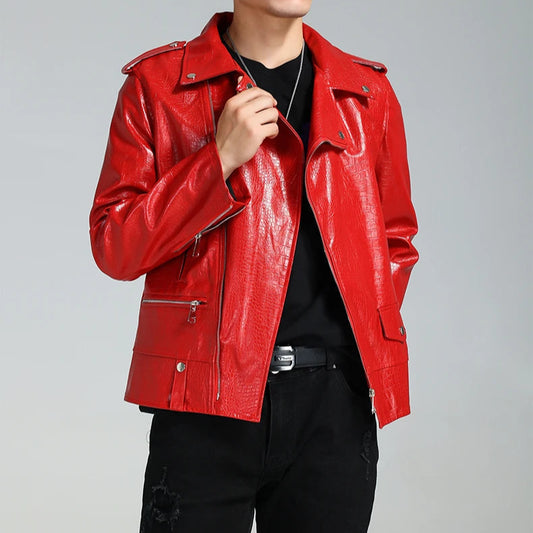 Snake Leather Jacket