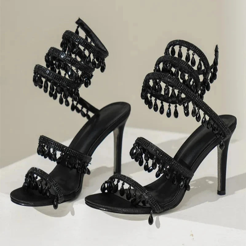 Snakeskin Gladiator Sandals Snakes Store