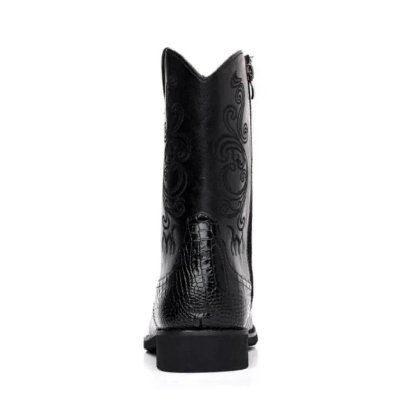 Black Snakeskin Cowboy Boots Snakes Store