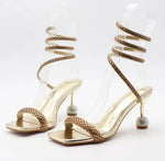 Wrap Around Snake Heels - Vignette | Snakes Store