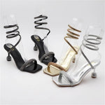 Wrap Around Snake Heels - Vignette | Snakes Store