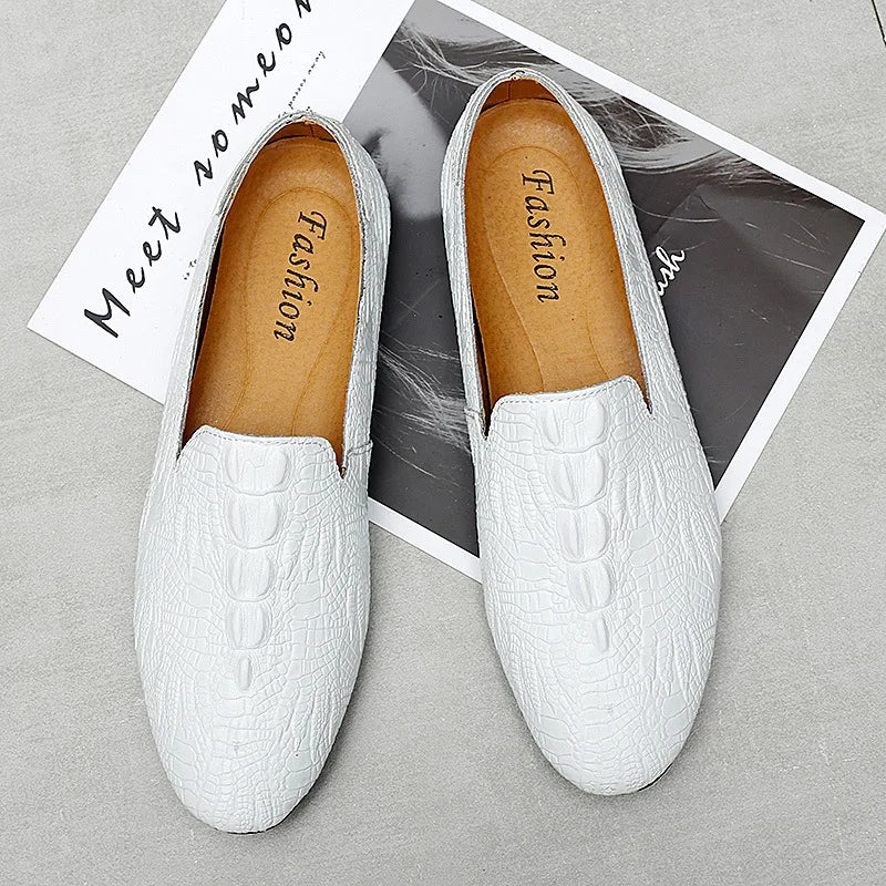 White Snake Loafers Snakes Store