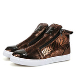 Gold Snakeskin Sneakers - Vignette | Snakes Store