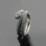 Big Coiled Snake Ring - Vignette | Snakes Store