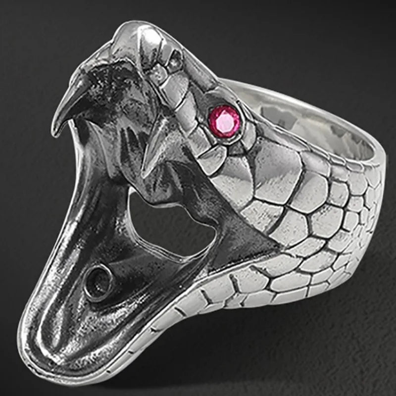 Open Mouth Snake Ring Snakes Store