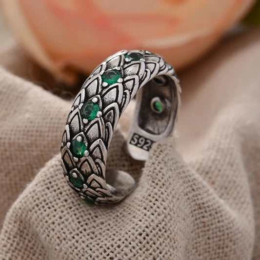 Crystal Snake Ring Silver Snakes Store