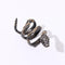Mens Diamond Snake Ring