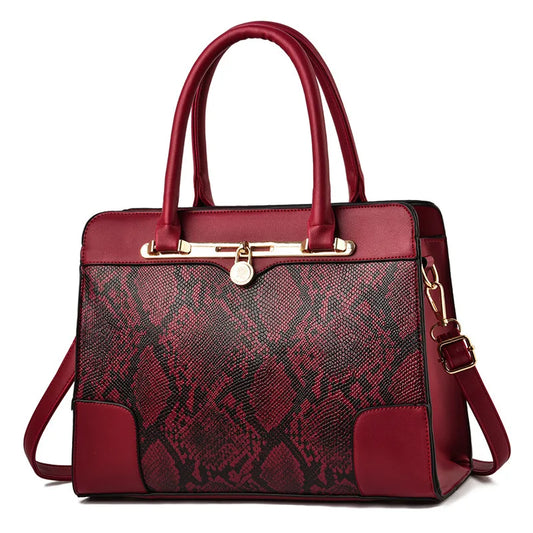 Red Snake Print Bag Red Snakes Store