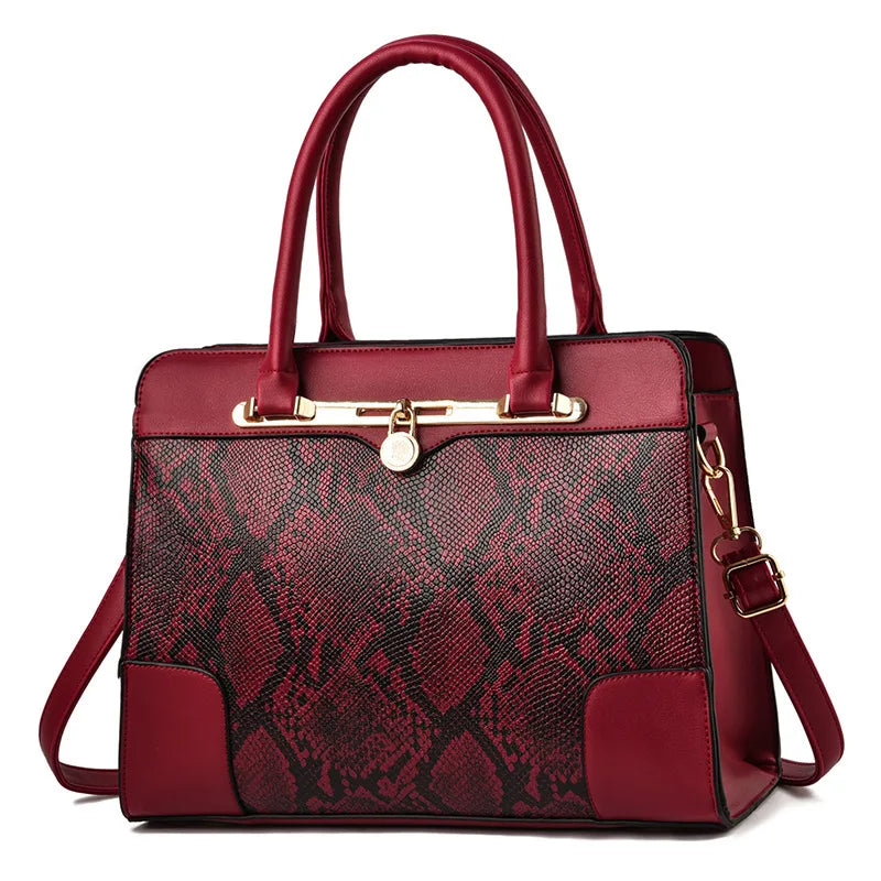 Red Snake Print Bag Red Snakes Store