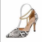 Snake Print Pumps - Vignette | Snakes Store