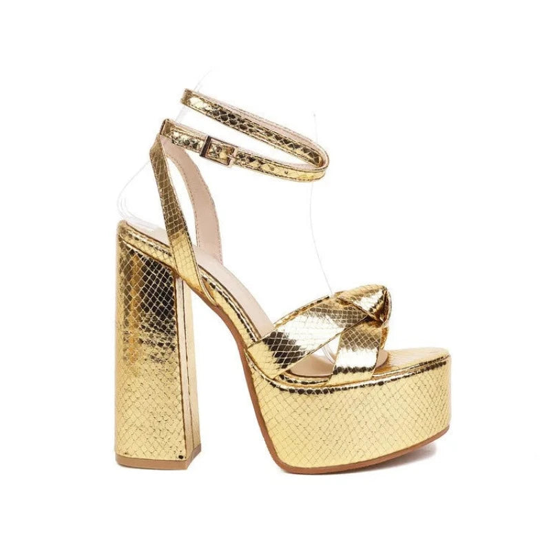 Gold Snake Heels Snakes Store