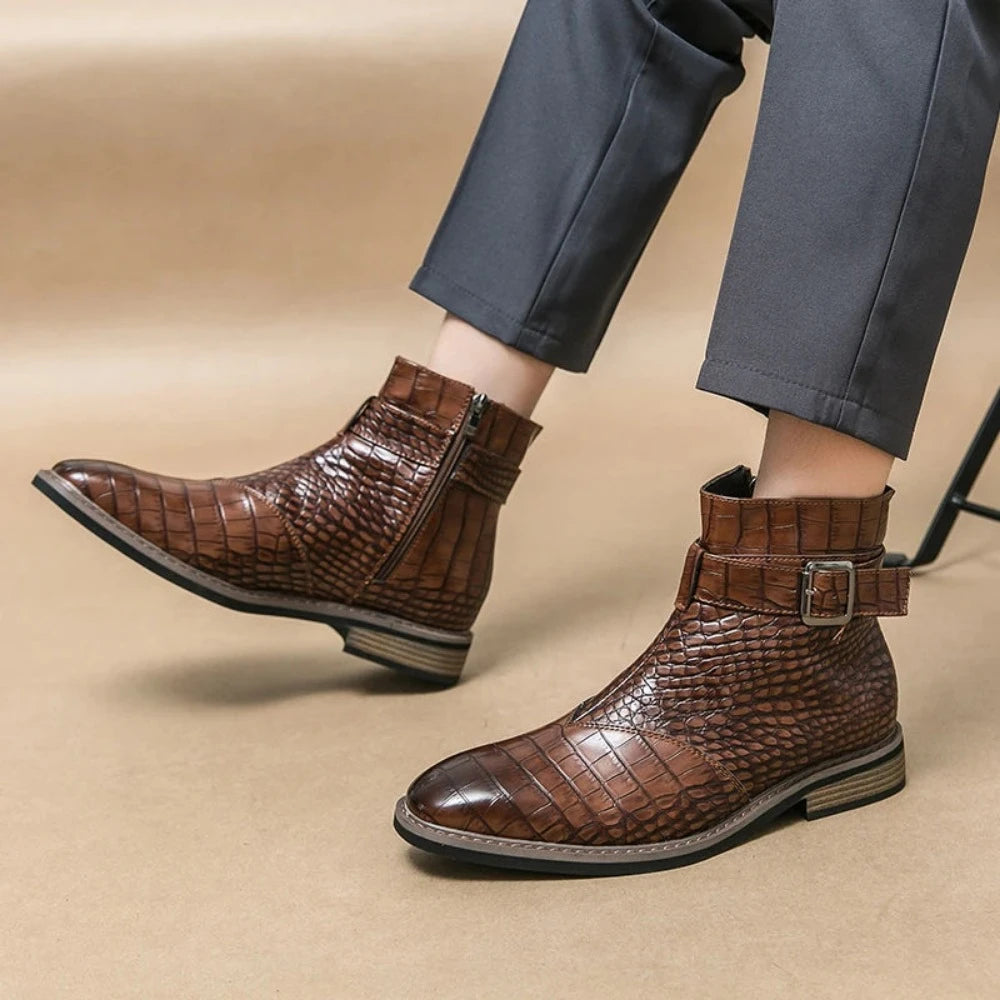 Mens Snakeskin Boots